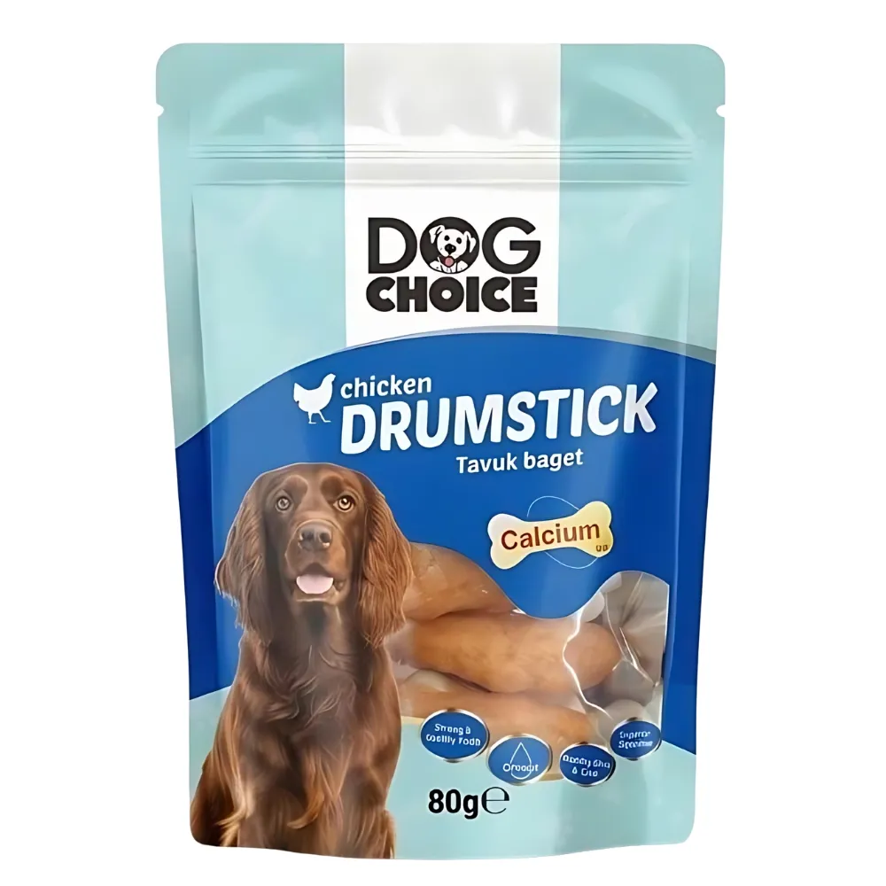 Dog Choice Kalsiyumlu Tavuk Etli Baget Köpek Ödül Maması 80g